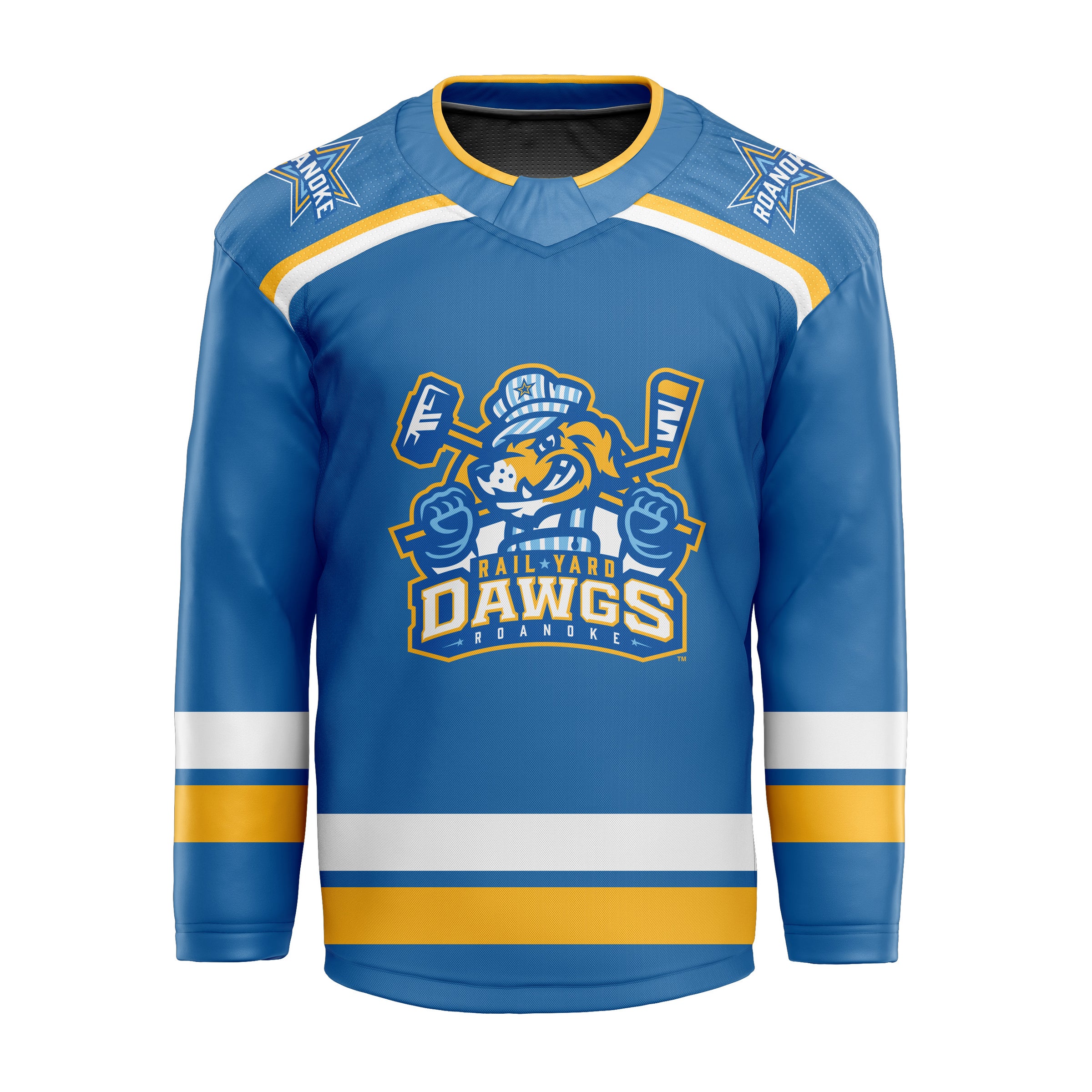 Home Jersey - Blue | Roanoke Rail Yard Dawgs Merchandise
