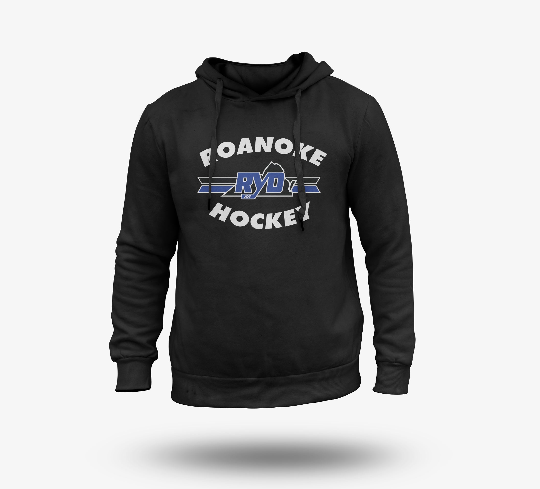 Alternate Logo Hoodie Black Roanoke Rail Yard Dawgs Merchandise